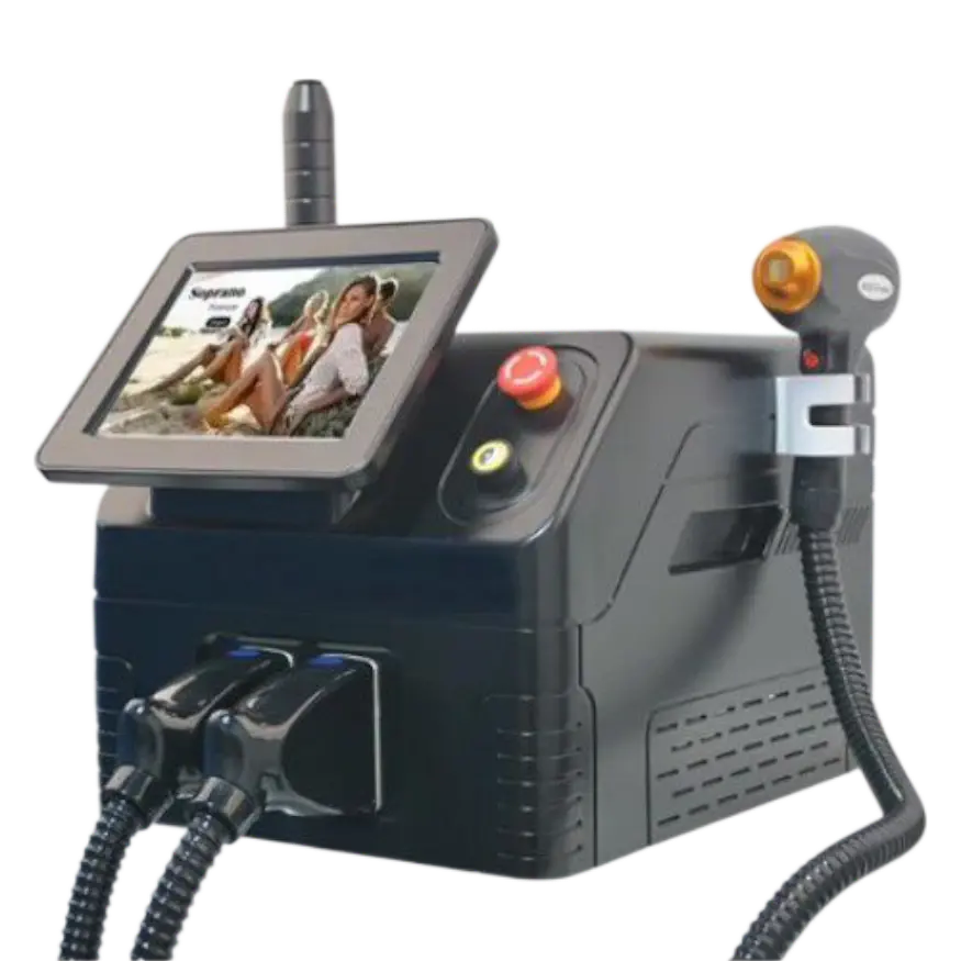 جهاز ليزر ديود 808 بيكو 2 في 1 لإزالة الشعر وإزالة التاتو