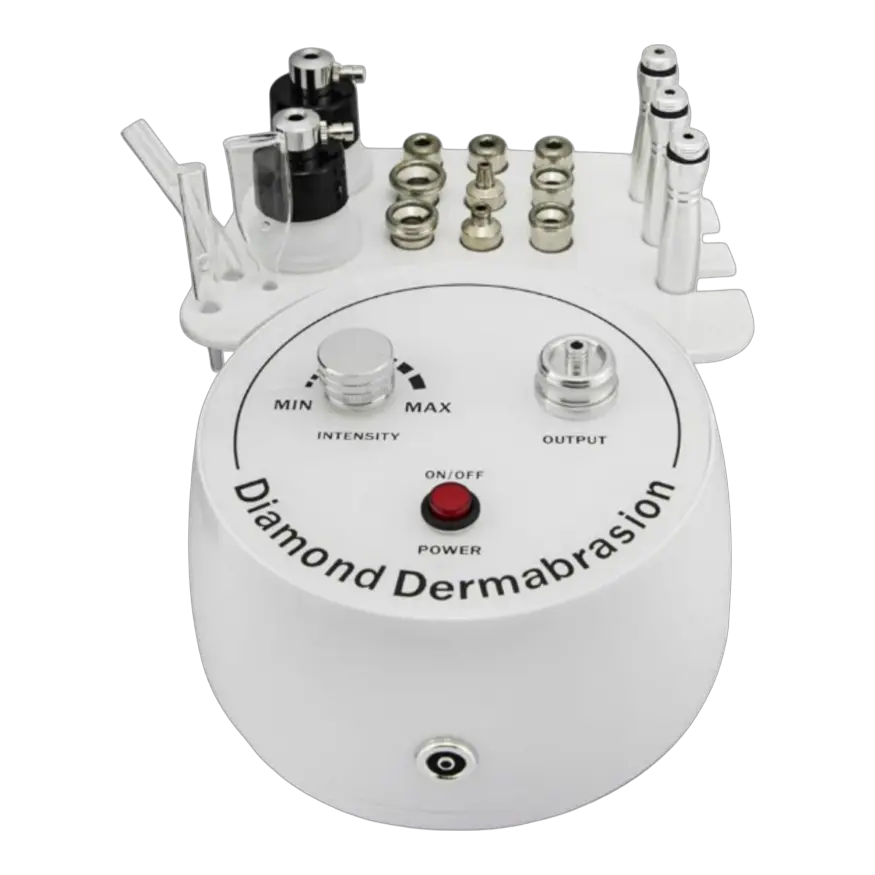 جهاز تقشير البشرة بالماس 3 في 1 للعناية بالبشرة وإزالة الجلد الميت وتحفيز تجديد الخلايا