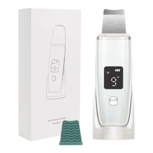 جهاز تنظيف البشرة بالموجات فوق الصوتية Sonic Skin Scrubber C1 لإزالة الأوساخ والرؤوس السوداء وتنقية المسام
