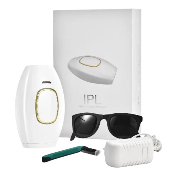 جهاز IPL لإزالة الشعر بالليزر 500 ألف ومضة للاستخدام المنزلي، مناسب للجسم والوجه ومنطقة البكيني للنساء والرجال