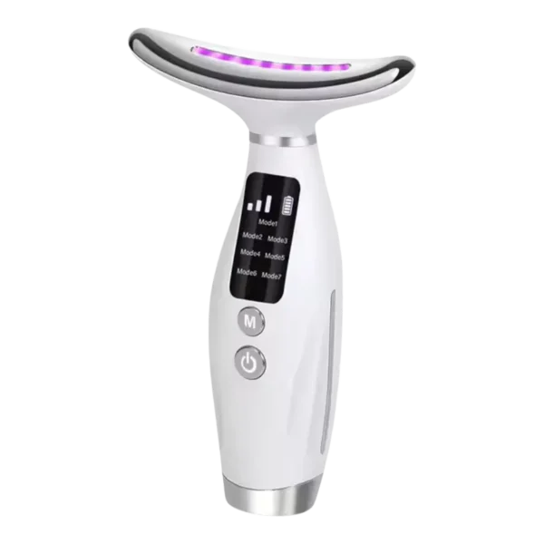 جهاز مساج الوجه والرقبة نيكومي 7 ألوان مع حرارة 45±5 درجة، أداة نحت متعددة الوظائف لشد البشرة وتحسين مرونتها