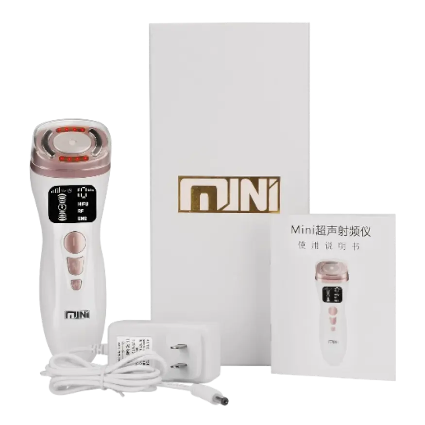 جهاز هايفو لتجديد البشرة 5 سرعات 3 أوضاع لشد الوجه وتقليل التجاعيد حول العين والذقن