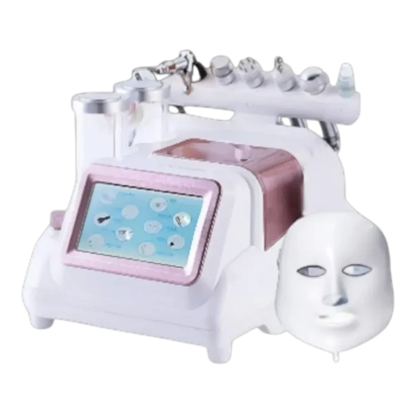 جهاز تنظيف البشرة بالهيدروجين والأكسجين 7 في 1 لتنظيف المسام وإزالة الرؤوس السوداء