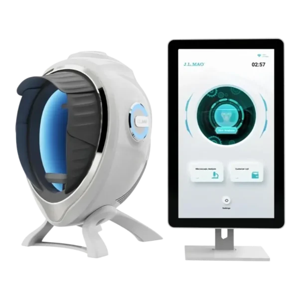 جهاز تحليل البشرة بالذكاء الاصطناعي 10 أطياف مع شاشة لمس كبيرة لعيادات التجميل