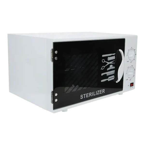 جهاز تعقيم حراري وبالأشعة فوق البنفسجية 2 في 1 لتعقيم أدوات الصالونات والعيادات