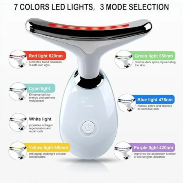 vibration-face-neck-massager-3-in-1-led-ems-hot-skin-tightening-anti-wrinkle-02 جهاز تدليك الوجه والرقبة 3×1 لشد البشرة وإزالة التجاعيد بتقنيات LED وEMS والحرارة لتحسين مرونة البشرة وشد الوجه والرقبة
